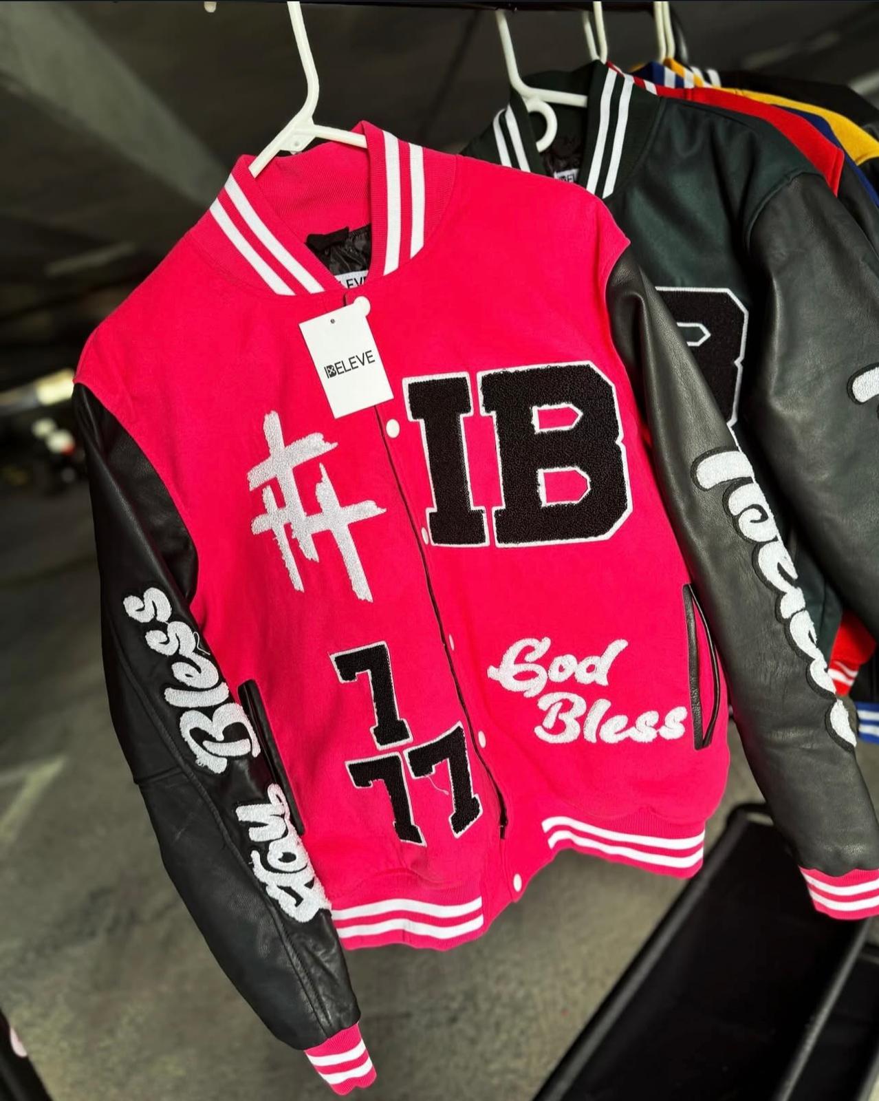 IBELEVE PINK VARSITY